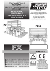 Ferrari Costruzioni Meccaniche FX-S Manual De Uso Y Mantenimiento