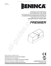 Beninca PREMIER 24 Manual De Instrucciones Y Catálogo De Recambios