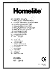 Homelite UT10869 Manual Para El Operador