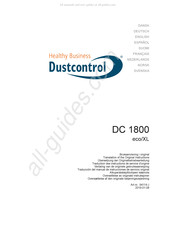 Dustcontrol DC 1800 Traducción Del Manual De Instrucciones De Servicio Original