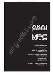 Akai Professional MPC Penaissance Guia De Inicio Rapido