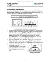 Blaupunkt LS 175e Inicio Rápido