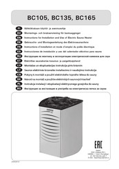 Harvia Vega BC105 Instrucciones De Instalacion Y Uso