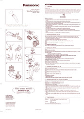 Panasonic ES2291 Instrucciones De Operación