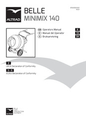 Altrad Belle MINIMIX 140 Manual Del Operador