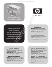 HP business inkjet 2300dn Guía De Puesta En Marcha