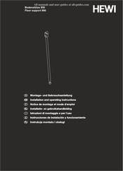 Hewi 900 Instrucciones De Instalación Y Funcionamiento