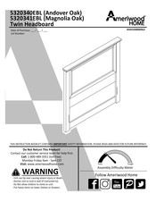 Ameriwood HOME 5320340EBL Manual Del Usuario