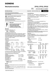 Siemens 3TF52 Instrucciones De Servicio