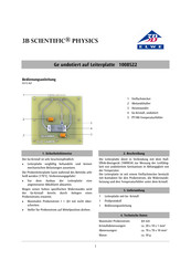 3B SCIENTIFIC PHYSICS 1008522 Guia De Inicio Rapido