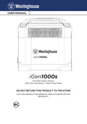 Westinghouse iGen1000s Manual Del Usuario