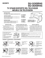 Sony SU-36XBR45 Guia De Inicio Rapido