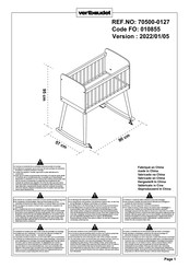 VERTBAUDET 70500-0127 Manual Del Usuario