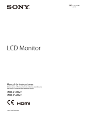 Sony LMD-X310MT Manual De Instrucciones