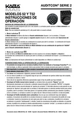 Kaba Mas AUDITCON 2 Serie Instrucciones De Operación