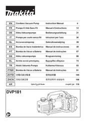 Makita DVP181 Manual De Instrucciones