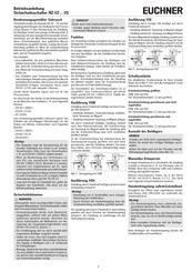 EUCHNER NZ.VZ-VS Serie Manual Del Usuario