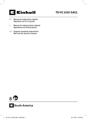 EINHELL TE-VC 2025 SACL Manual Del Usuario
