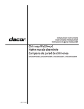 Dacor DHD36M700WM Instrucciones Para Instalación