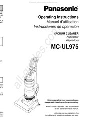 Panasonic MC-UL975 Instrucciones De Operación