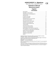 Hemochron Jr. Signature+ Manual Del Usuario