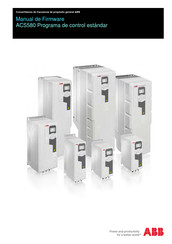 ABB ACS580 Serie Manual De Firmware