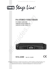 Img Stageline STA-2200 Manual De Instrucciones