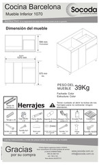 Socoda Barcelona 1800 Instructivo