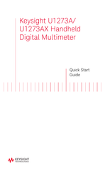 Keysight U1273AX Guia De Inicio Rapido