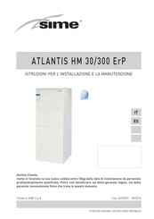 Sime ATLANTIS HM 30/300 ErP Manual Del Usuario