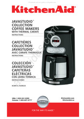 KitchenAid JAVASTUDIO KCM515 Instrucciones