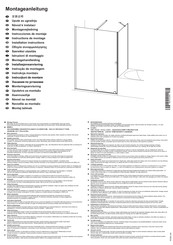 HÜPPE 10476481 Instrucciones De Montaje