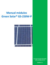 SUNNERGY Green Solar GS-250W-P Manual Del Usuario