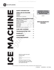 GE UCC15 Manual Del Propietario E Instrucciones De Instalación