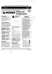 Husky FP2205 Serie Instrucciones Para La Operación