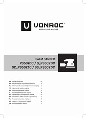 VONROC S3_PS502DC Traducción Del Manual Original