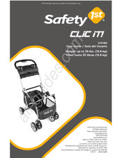 Safety 1st CLiC iT! CV140 Guia Del Usuario