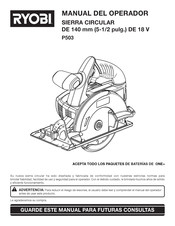 Ryobi P503 Manual Del Operador