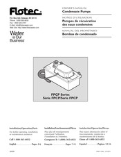 Flotec FPCP Serie Manual Del Usuario