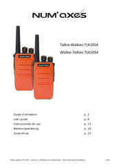 Num'axes TLK1054 Instrucciones De Uso