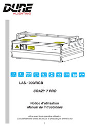 Dune lighting LAS-1000/RGB Manual De Instrucciones