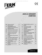 Ferm AGM1052 Traducción Del Manual Original