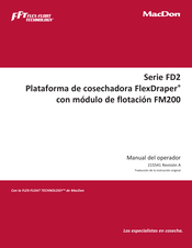 MacDon FD2 Serie Manual Del Operador