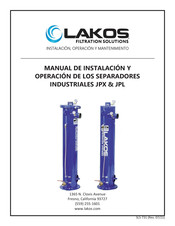 Lakos JPX Manual De Instalación