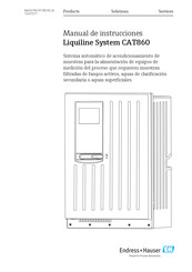 Endress+Hauser Liquiline System CAT860 Manual De Instrucciones