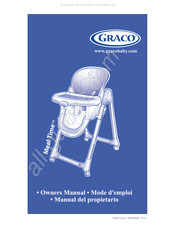 Graco Meal Time Manual Del Propietário