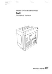 Endress+Hauser RA33 Manual De Instrucciones