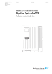 Endress+Hauser Liquiline System CA80SI Manual De Instrucciones