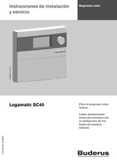 Buderus Logamatic SC40 Instrucciones De Instalación