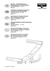 Westfalia 313 115 Instrucciones De Servicio Y Montaje